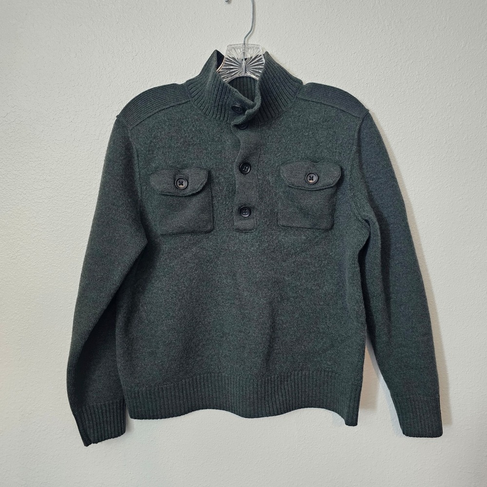 Banana Republic Dark Green Men's Sweater